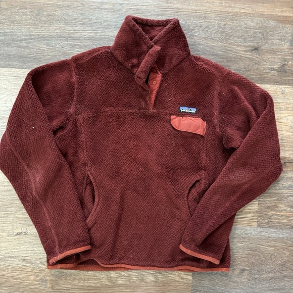 Patagonia Re Tool Half Snap Pullover Women's Sz S Red Outdoors Gorpcore Hiking - Picture 2 of 9
